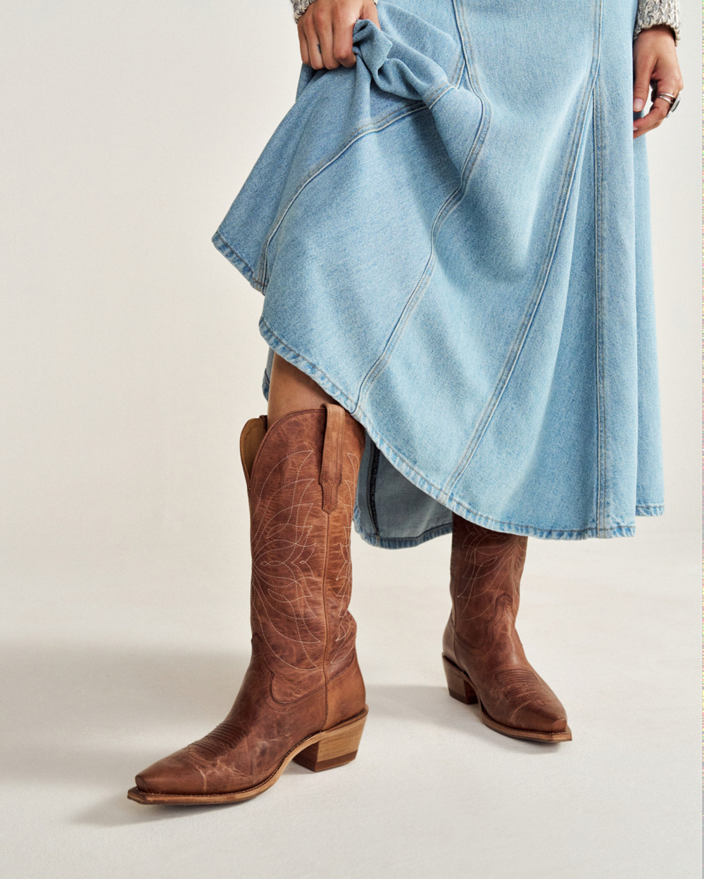New Tecovas Scotch Annie Monarch Western Boots Size 6.5 B